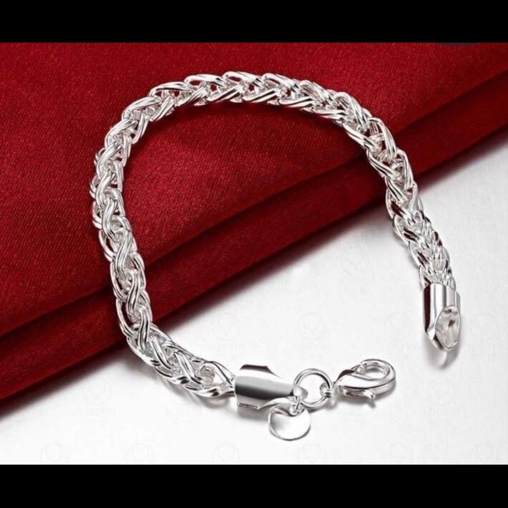 New Classic Silver Rope chain beacelet - Picture 4 of 6